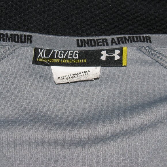 Under Armour 1/4  Long Sleeve Pullover Running Mens XL Loose Gray - Picture 3 of 9